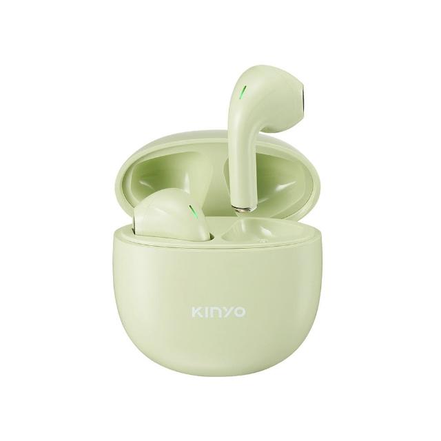 【KINYO】Mini半入耳真無線藍牙耳機(藍牙5.3/ENC降噪 BTE-3901)
