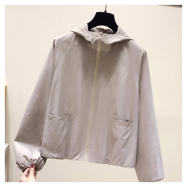 【ASister 小姊姊】*出清品*現貨在庫★防曬外套☆連帽防風防潑水純色拉鍊防曬外套(4色 M-2XL #AS0315)