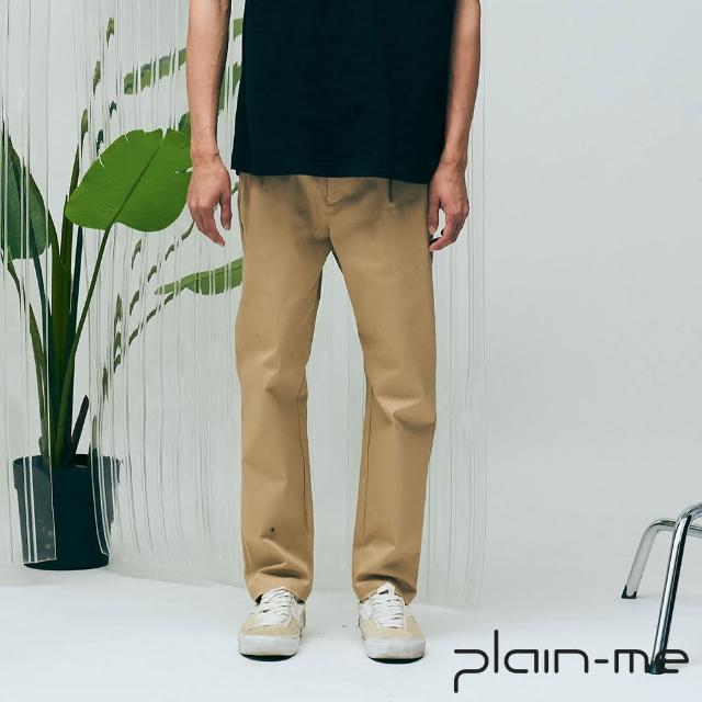 【plain-me】機能長褲 吸濕排汗 上班族長褲 工作褲 長褲 1616打褶長褲 出清品_COP1676