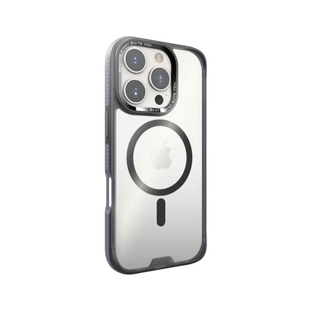 【HODA】iPhone 17/16 Plus/Pro/Pro Max MagSafe 彩石軍規防摔保護殼