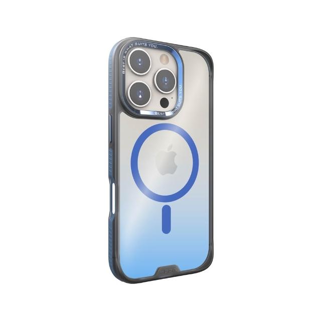【HODA】iPhone 17/16 Plus/Pro/Pro Max MagSafe 彩石軍規防摔保護殼