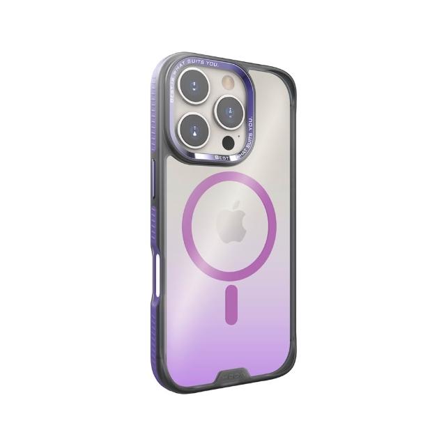【HODA】iPhone 17/16 Plus/Pro/Pro Max MagSafe 彩石軍規防摔保護殼