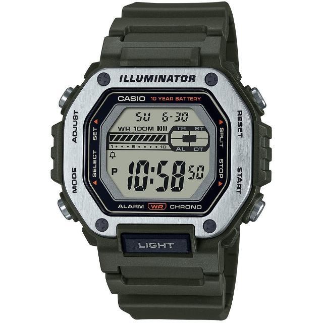 【CASIO 卡西歐】數位 指針 中性錶 手錶/8款可選 父親節 送禮(MWD-110H/MTP-VD01D系列)