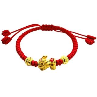 【金寶貝】黃金手鍊 黃金金珠貔貅寶寶 金重約0.20錢±2厘(彌月金飾)