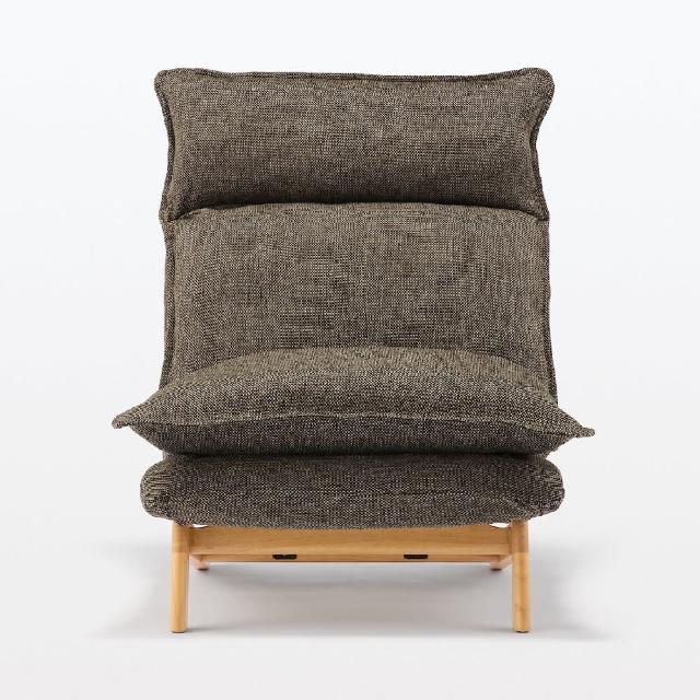 【MUJI 無印良品】高椅背和室沙發/聚酯平織(大型家具配送)