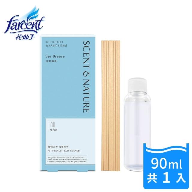【去味大師】竹木香台灣趣味香氛-3件組(擴香80ml正裝X1+補充90ml補充包X1+擴晶香氛袋X1)