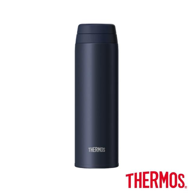 【THERMOS 膳魔師】超值2入_不鏽鋼90度輕鬆開蓋真空保溫杯500ml+吸管隨手瓶1000ml(JOR-500+TCTS-1000)