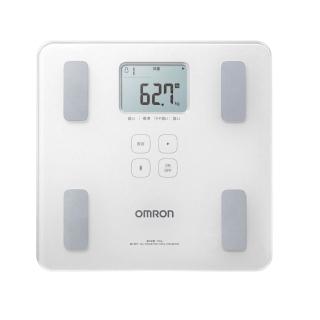 【OMRON 歐姆龍】電子體重計/體脂計 HBF-228T (白色)