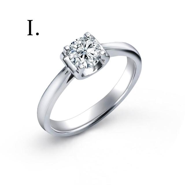 【IS DIAMOND】買一送一 IGI 50分鑽石戒指 項鍊 最白Dcolor VS高規格淨度 任選 送10分鑽石項鍊(培育鑽石)