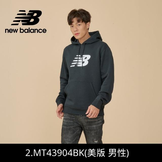 【NEW BALANCE】NB 刷毛帽T/連帽上衣_男款/女款_MT43904AG_MT43904BK(美版 版型偏大)