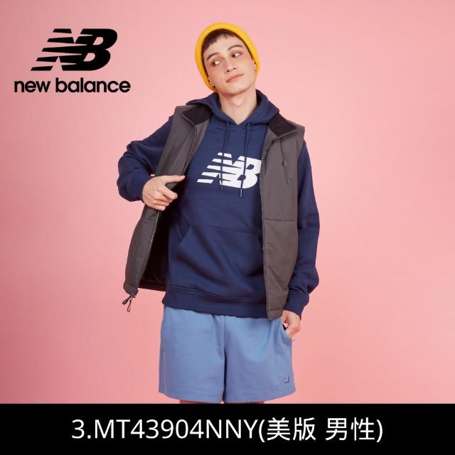 【NEW BALANCE】NB 刷毛帽T/連帽上衣_男款/女款_MT43904AG_MT43904BK(美版 版型偏大)