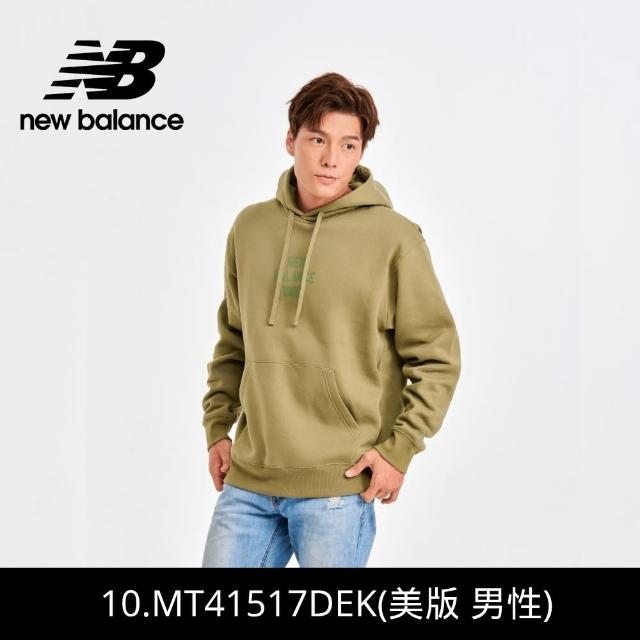 【NEW BALANCE】NB 刷毛帽T/連帽上衣_男款/女款_MT43904AG_MT43904BK(美版 版型偏大)