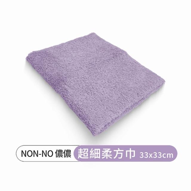 【non-no 儂儂】6條裝 超細柔吸水方巾(雙股紗 超飽和吸水 觸感細柔)