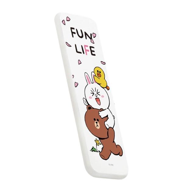 【SONA森那家居】LINE Friends - 硬式珪藻土洗漱墊 台灣製造 吸水 珪藻土 洗漱墊 防潮 杯墊(24x8x0.9 cm)