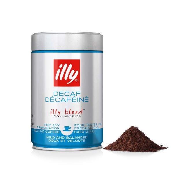 【illy】官方直營 經典配方咖啡豆/咖啡粉 五罐組合 (250g x 5罐) 中焙/深焙/低咖啡因/濾泡粉/摩卡壺粉