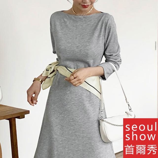 【Seoul Show 首爾秀】買一送一 70x70cm大方領巾仿真蠶絲緞面披肩頭巾雪紡圍巾絲巾