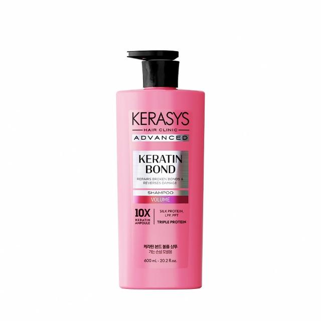 【KeraSys 可瑞絲】角蛋白安瓶 洗髮精/護髮乳600ml(台灣總代理)