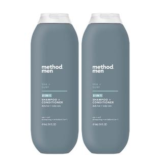【method 美則】男仕洗護髮露-海洋衝浪414mlx2(極致奔放的海洋氣息)