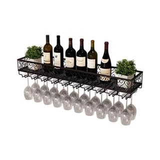 13322161 OL 【安尚林餐具旗艦店】長60寬25cm 壁掛紅酒架(紅酒杯架 客廳酒櫃 紅酒杯倒掛架 酒架 預購15天)