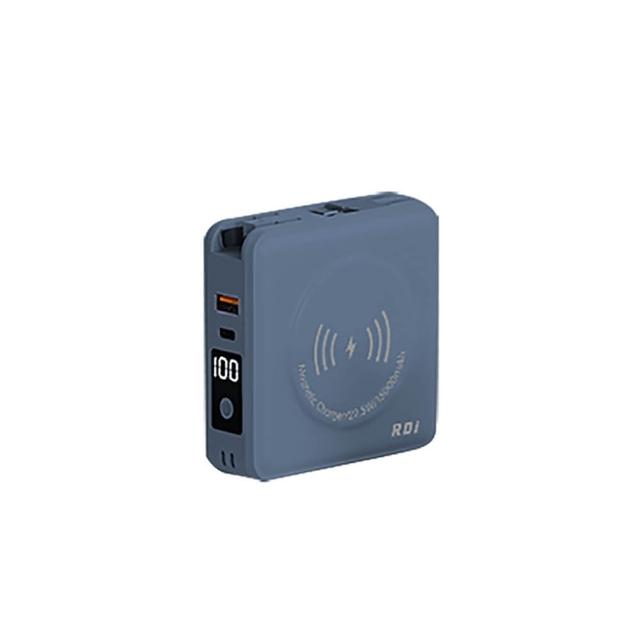【RDi】3CCC+WH 升級RDi-9698 15000mah 21.6W雙孔快充 磁吸無線充電行動電源(電量顯示/MagSafe/無線充電)