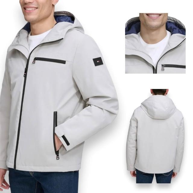 【TOMMY HILFIGER】男生 厚款外套 衝鋒外套 風衣外套 防風 防潑水 內裡鋪棉 秋冬外套(TOMMY男風衣)