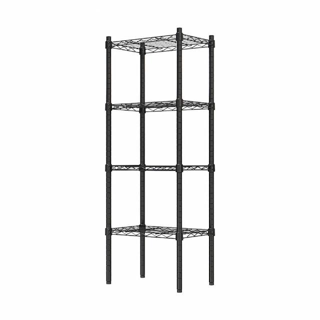 【dayneeds 日需百備】輕型 45x30x120公分 烤漆四層架 兩色可選(鐵力士架/收納層架/鞋架/展示架)