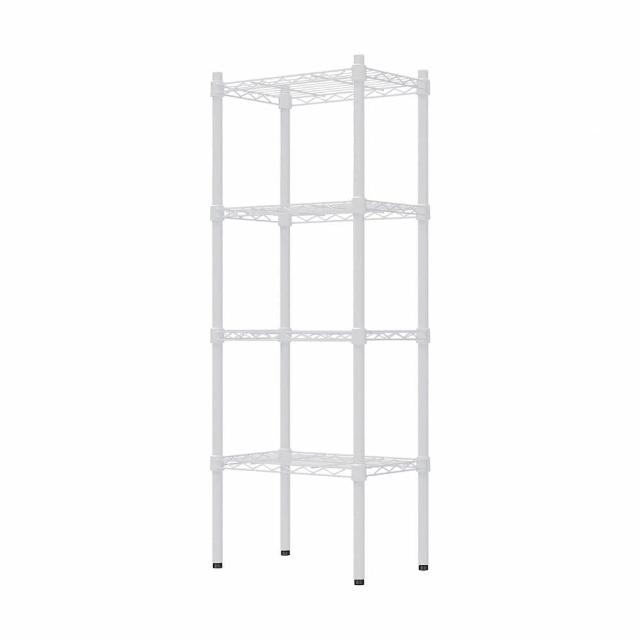 【dayneeds 日需百備】輕型 45x30x120公分 烤漆四層架 兩色可選(鐵力士架/收納層架/鞋架/展示架)