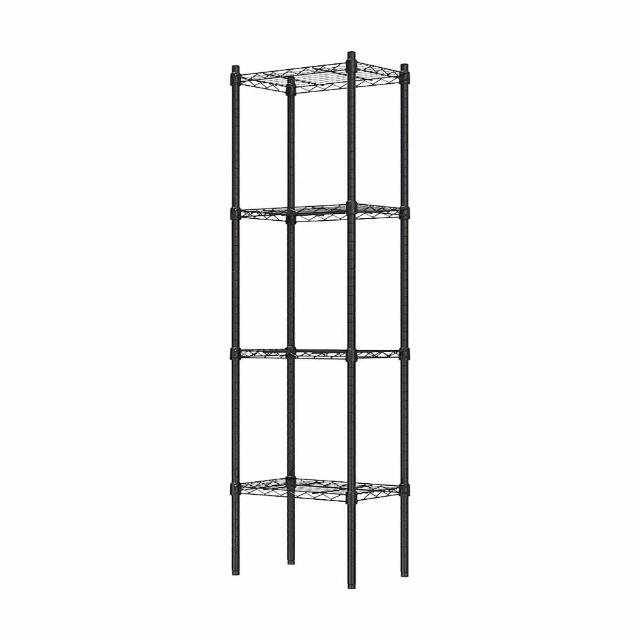 【dayneeds 日需百備】輕型 45x30x150公分 烤漆四層架 兩色可選(鐵力士架/收納層架/鞋架/展示架)