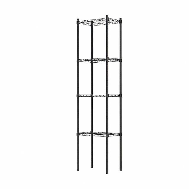 【dayneeds 日需百備】輕型 45x30x180公分 烤漆四層架 兩色可選(鐵力士架/收納層架/鞋架/展示架)