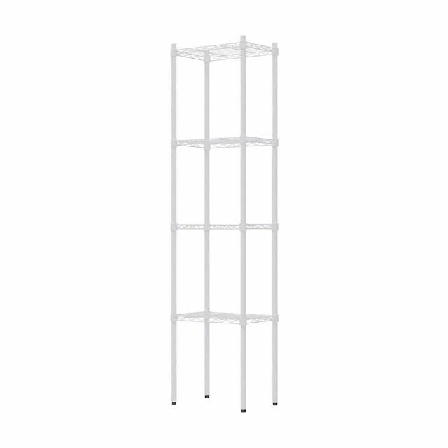 【dayneeds 日需百備】輕型 45x30x180公分 烤漆四層架 兩色可選(鐵力士架/收納層架/鞋架/展示架)