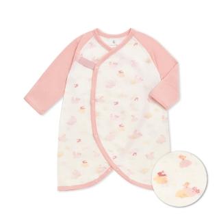 13378935 OL 【奇哥】Chic a Bon 嬰幼童裝 漫漫星空扣子肚衣蝴蝶兔裝/包屁衣-滋潤美麗纖維布(3-6個月)