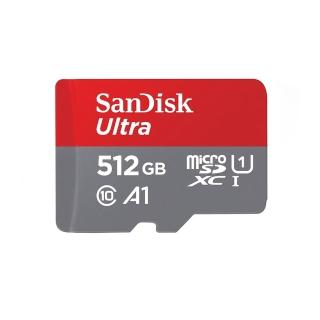【SanDisk 晟碟】Ultra microSDXC UHS-I A1 512GB 記憶卡