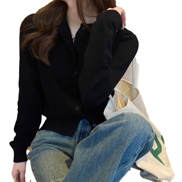 【ONEY 歐妮】★買一送一 抗溫差圓領針織外套(四季/針織/女外套)