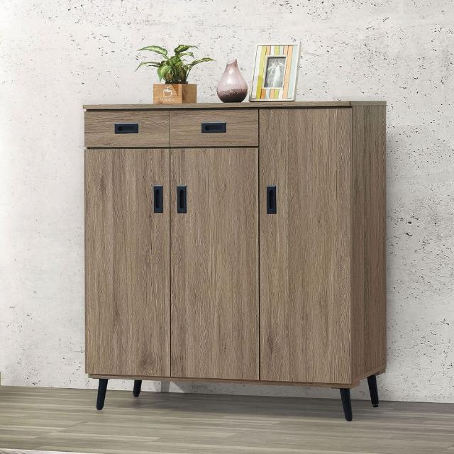 【MUNA 家居】136型4尺鞋櫃/共兩色(鞋櫃 櫥櫃 櫃子 收納)