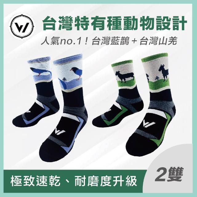 【WOAWOA】2雙組 極致速乾登山羊毛襪-高筒(100%防縮美麗諾羊毛原紗 登山襪 保暖襪 除臭襪 羊毛襪 厚襪)