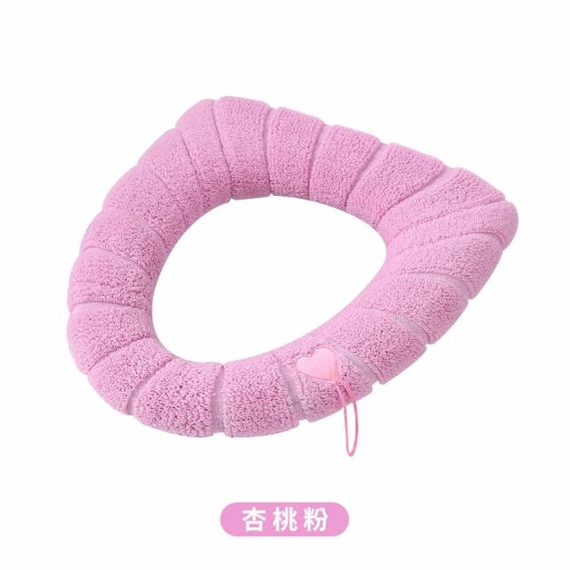 【DREAMCATCHER】2入超值組 加厚保暖馬桶圈墊(馬桶墊 馬桶套 馬桶圈套 保暖馬桶墊 坐墊 通用馬桶 保暖墊)
