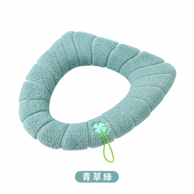 【DREAMCATCHER】2入超值組 加厚保暖馬桶圈墊(馬桶墊 馬桶套 馬桶圈套 保暖馬桶墊 坐墊 通用馬桶 保暖墊)