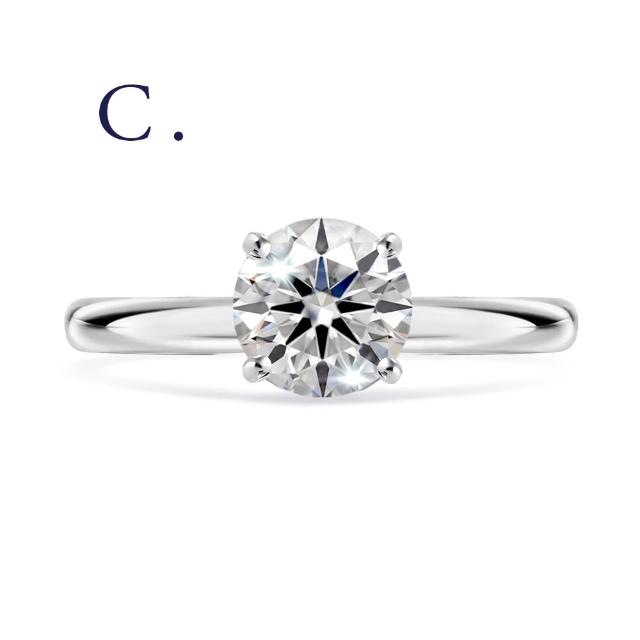 【IS DIAMOND】買一送一 IGI 一克拉 D/VS/鉑金 鑽石戒指-任選 送天然珍珠耳環(培育鑽石)