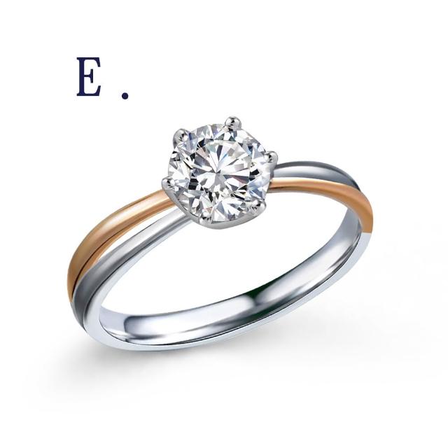 【IS DIAMOND】買一送一 IGI 一克拉 D/VS/鉑金 鑽石戒指-任選 送天然珍珠耳環(培育鑽石)