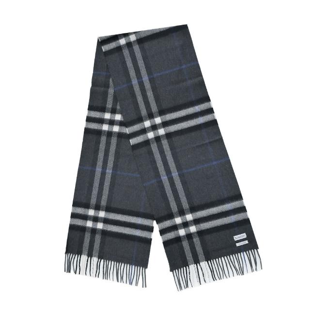 【BURBERRY 巴寶莉】經典格紋喀什米爾圍巾(任選)