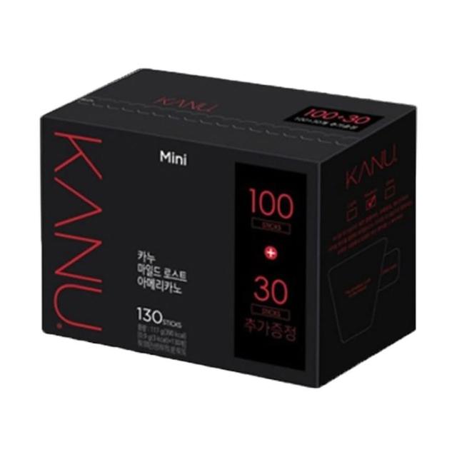【Maxim】KANU 中焙 深焙 美式黑咖啡130入(0.9g/入)