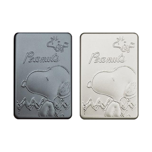 【SNOOPY 史努比】超薄磁吸浮雕行動電源 10000mAh(Magsafe/P-160)