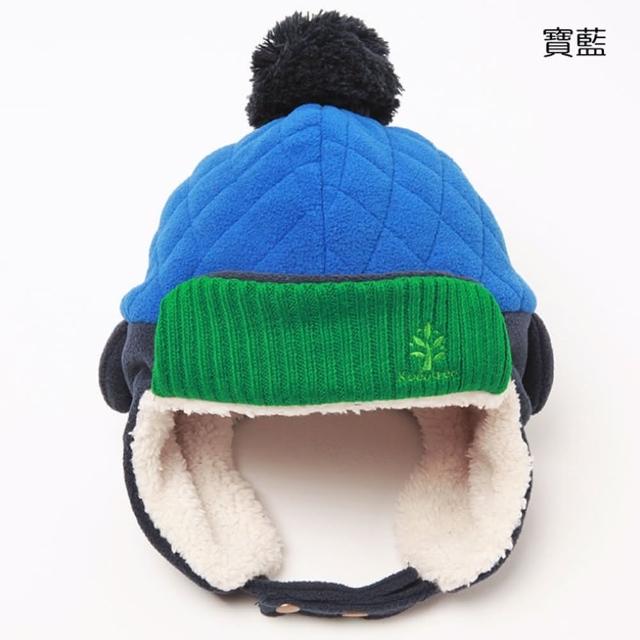 【橘魔法】菱格刺繡護耳帽(帽子 防風帽 配件 聖誕節 保暖 滑雪 中性款 男童 女童 兒童 童裝)