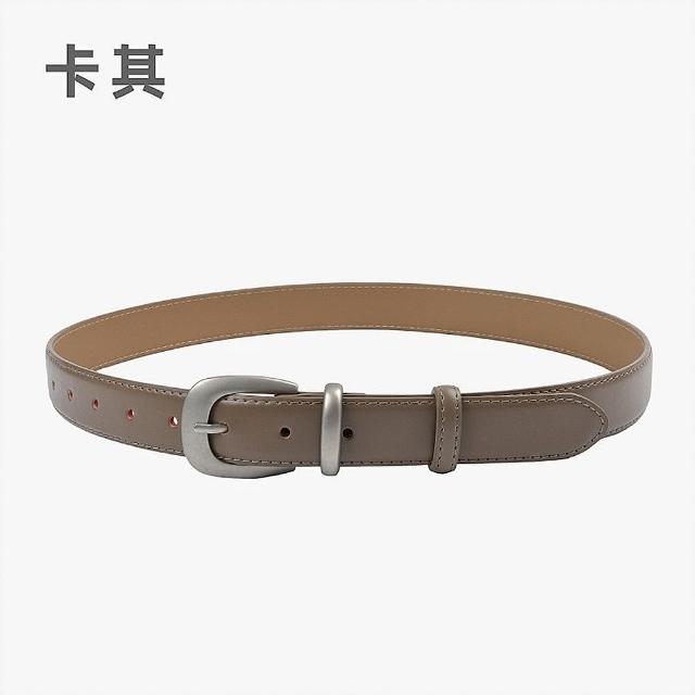 【LEEHER】女生/腰帶/皮帶/精品皮帶/銀扣腰帶/真皮皮帶/棕色腰帶/褲帶/西裝皮帶/牛皮帶/老