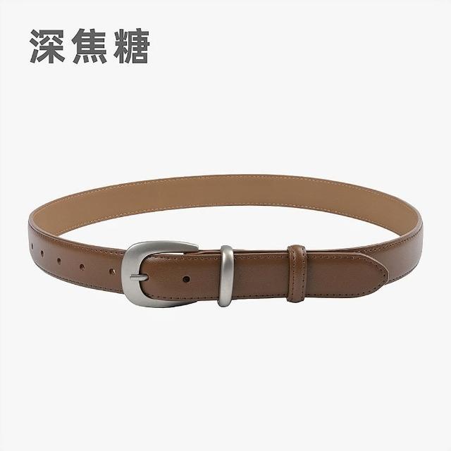 【LEEHER】女生/腰帶/皮帶/精品皮帶/銀扣腰帶/真皮皮帶/棕色腰帶/褲帶/西裝皮帶/牛皮帶/老