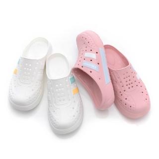 【PLAYBOY】輕盈plus  透氣懶人休閒鞋 防水洞洞鞋