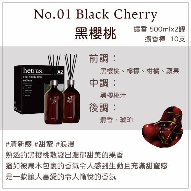 【HETRAS】韓國 首席調香師擴香 500ml 兩入一組 韓國擴香 擴香瓶 室內 居家香氛 禮物 GD 五星級飯店 小雛菊