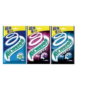 【Airwaves】超涼無糖口香糖 超涼薄荷 28g*5入*4組(提神/口氣清新)