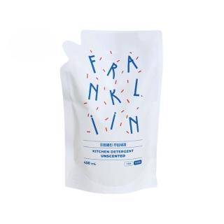 【Poled】總代理｜FRANKLiiN 純素Vegan蔬果奶瓶清潔劑 補充包 450ml