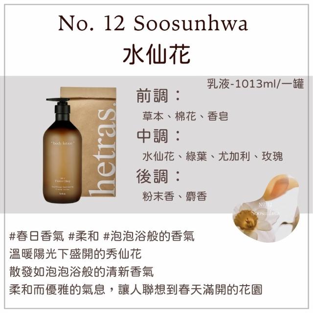 【HETRAS】飯店療癒 身體乳 1013ml 一罐(乳液 身體乳 保濕 不乾澀)